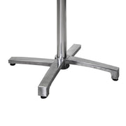 Base Tavolo in alluminio grigio ribaltabile cm52x52h72