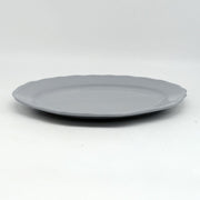 Juliet gray oval plate cm35x26h3