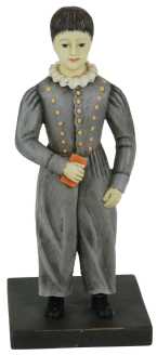 Portacandele bimbo grigio cy-0579 cm9x10h21