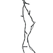 Luce filo verde 80 led 5mm bianco caldoalimentazione fissa cm0,5xh750x1