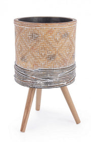 Vaso Dakar treppiede Magnesia 39h cm