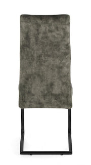 4x Sedia Thelma Velluto Verde