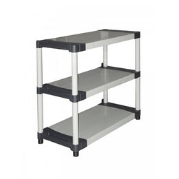 Scaffale in resina ripostiglio tre ripiani cm 80 x 40 x 85 h