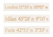 3x Decorazione Parete Cardinal Bianco Ass3