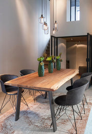 Tappeto cotone azzurro Siria cm 140 x 200