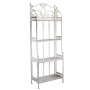 Scaffale in metallo Aprilia bianco 4 ripiani