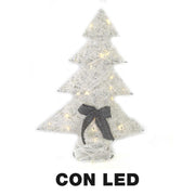 Albero plastica con led bianco cm38x10h51