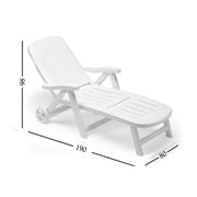 Lettino scab California Verde bosco