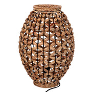 Natural rattan lamp with ø25h35,5 cm base