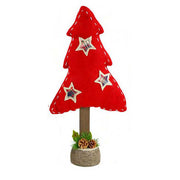 Albero panno rosso grande nbr-1250 cm. 37 x 13,5 h 74