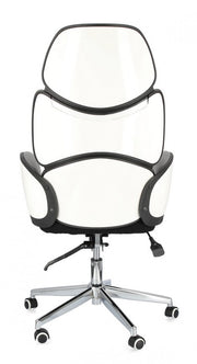 Poltrona ufficio con braccioli in tessuto Grigio Scuro ARMSTRONG 64x69 x h118,5/128 cm