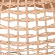 Lampadario rattan naturale con attaccocm ø50h30