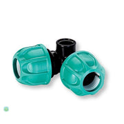 Raccordo filettato a gomito 1-2