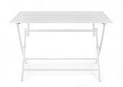 Tavolo per esterno in alluminio Bianco ELIN 110x70x h71 cm