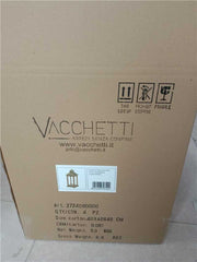 Lanterna legno marrone scuro rettangolare cm19x19h42,5