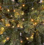 Catena Nastro ø6cm NTLG 1000 MiniLED cavo Verde 4+30,5m Luci di Natale