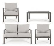 Set salotto Harley coffee 4 pezzi