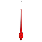 Pendaglio natalizio in vetro Rosso GOCCIA 5,5x h40 cm