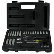 STANLEY Set chiavi a bussola cric + cricchetto bussole 1-4 - 1-94-651