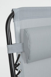 Sedia a sdraio Martin grigio chiaro da esterno