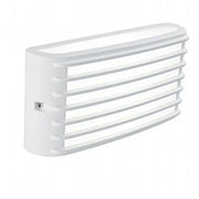 Applique in alluminio pressofuso con diffusore opalino - 10W, 950 lumen, luce calda bianco