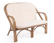 Divano per esterno in rattan Naturale GOLF NEW 111x80x h89 cm