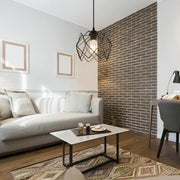 Lampada a sospensione Koza MDL3852 gabbia nero