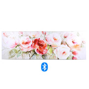 Quadro moderno stampa bluetooth rose rosa cm 150 x 50 x 4