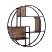 Mensola 3 ripiani Walton D80 cm stile industriale