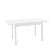 Tavolo pranzo allungabile interamente legno nobilitato cm 90x160-200 bianco