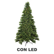 Albero monte durando 1071 rami 370 LED verde cm ø107h180