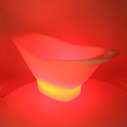 Lampada Led in plastica ricaricabile con portabottiglie