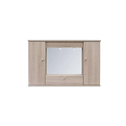 Mobile specchiera da bagno olmo 2 ante con ribalta h.61x93x14 cm