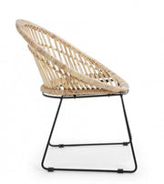 Poltrona rustica Cayes naturale