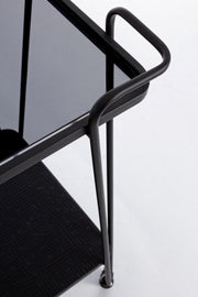Carrello Zaira in metallo nero