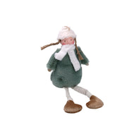 Bambina tessuto verde cm11x8h40