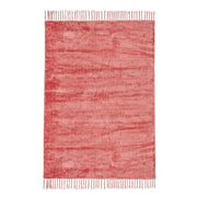 Tappeto in viscosa stile etnico Rosso Corallo BELIZE 160x230 cm
