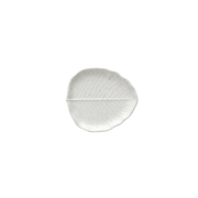 Piatto Foglia 16x14x2,5h cm Zelda Stoneware Grigio