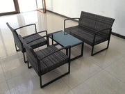 Salotto oregon in polyrattan da pezzi