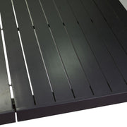 Tavolo in alluminio Claveland antracite allungabile rettangolare