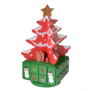 Albero legno rosso cm19x19h41