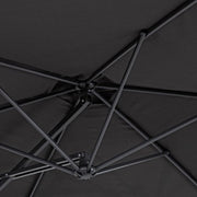 Ombrellone da giardino sorrento grigio 3 metri