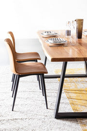 Tappeto grigio in fibre naturali stile fusion 200x300