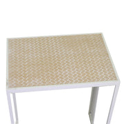 Colonnina in metallo Lucilla 2 pz bianco