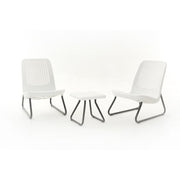 Set esterno balcone bistro keter bianco arredo casa  giardino