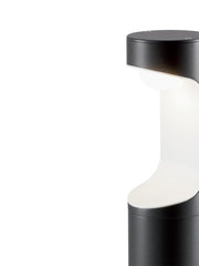 Lampada da esterno in alluminio pressofuso con diffusore opalino - 9W, 1155 lumen, 4000°K grafite