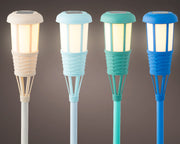 Torcia Solare plastica 4 colori da esterno