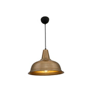 Lampada a sospensione Tampa ASZ1343 con diffusore bronzo