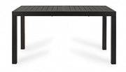 Tavolo da esterno allungabile in alluminio Antracite cm 140-210x77x h75