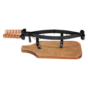 Morsa Porta Prosciutto In Legno E Ferro Battuto